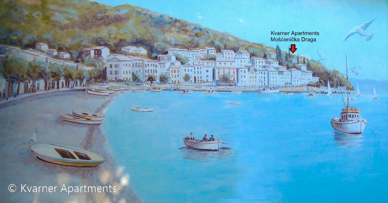 Kvarner Apartments II - Mošćenička Draga Kültér fotó